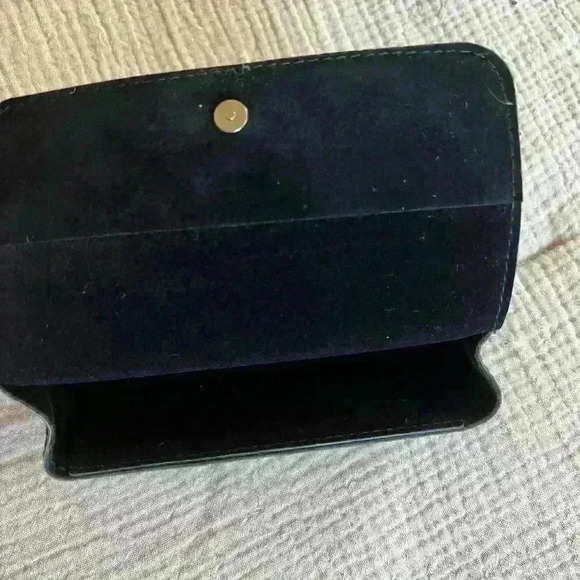 Ba&Sh Lucia Metal Black Round Sunglasses Blue Violet Undertone With Case - Picture 7 of 9